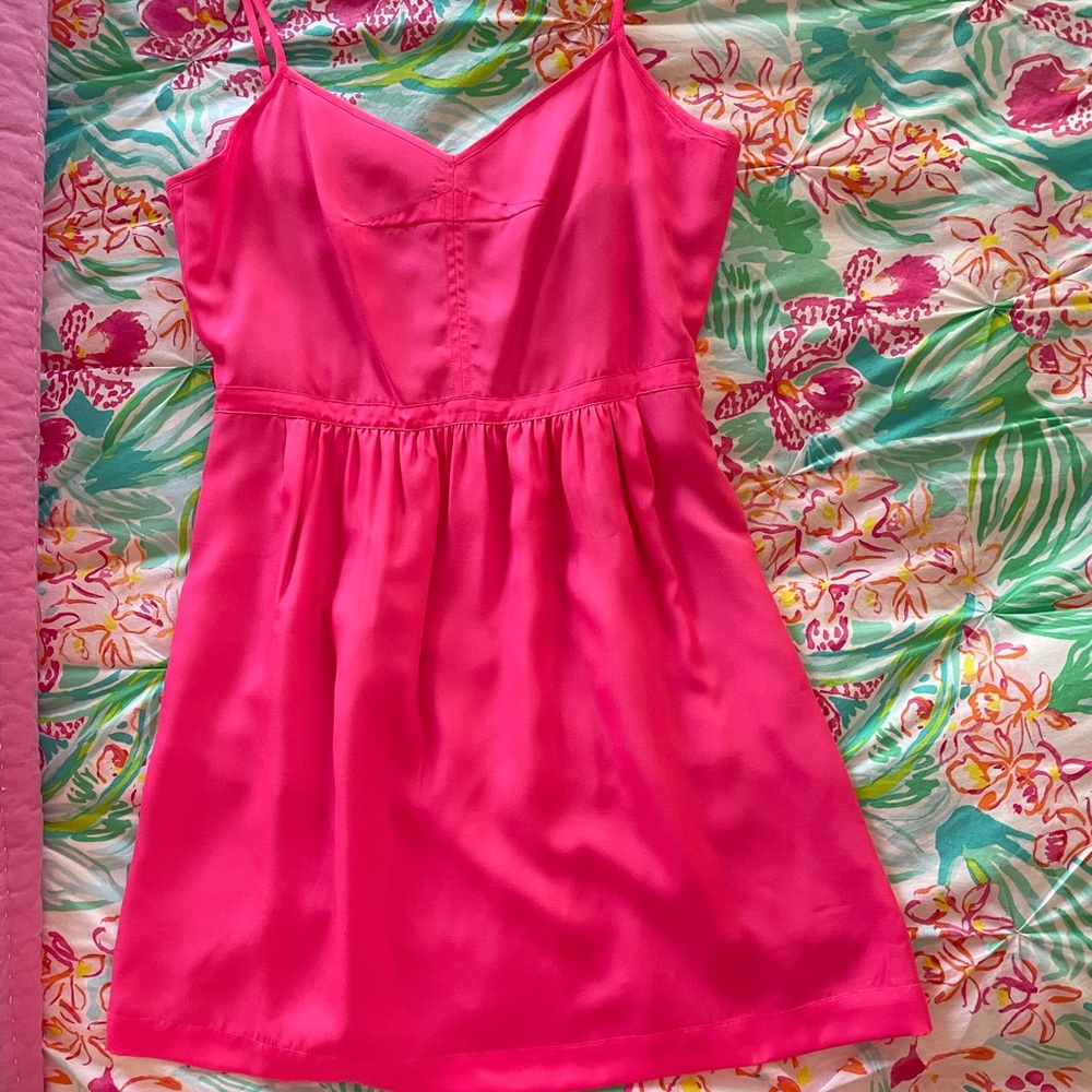 JCrew Hot Pink Sundress Size 6